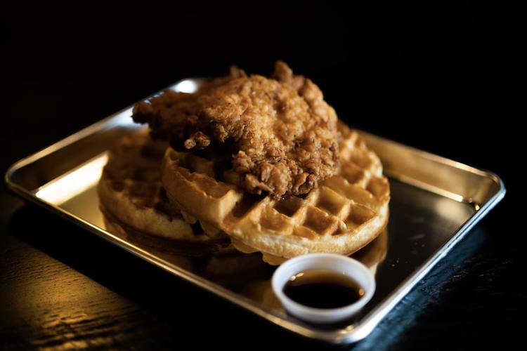 Chicken and Waffle Burger