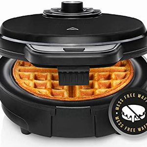 Make Sweet Homemade Belgian Waffles with this Non-Stick Waffle Maker